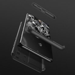 Kryty na mobil | Obojstranné puzdro 360 Full body protection čierne – Samsung Galaxy S20 Ultra | Kryty na mobil
