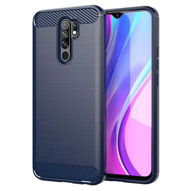 Zadný kryt Carbon modrý – Xiaomi Redmi 9 | Kryty na mobil Kryty na mobil | Zadný kryt Carbon modrý – Xiaomi Redmi 9 | Kryty na mobil