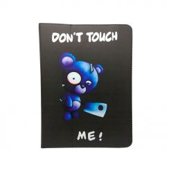 Kryty na mobil | Univerzálne knižkové puzdro Don’t touch me! Bear for tablet pre tablet so 7 – 8 palcovým displejom | Kryty na mobil