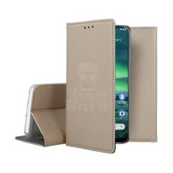 Kryty na mobil | Knižkové puzdro Smart Case Book zlaté – Nokia 2.3 | Kryty na mobil