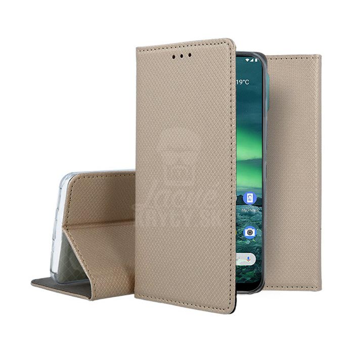 Knižkové puzdro Smart Case Book zlaté – Nokia 2.3 | Kryty na mobil Kryty na mobil | Knižkové puzdro Smart Case Book zlaté – Nokia 2.3 | Kryty na mobil
