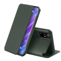 Kryty na mobil | Peňaženkové puzdro Dux Ducis Skin X zelené – Samsung Galaxy S20 Plus (S20+) | Kryty na mobil