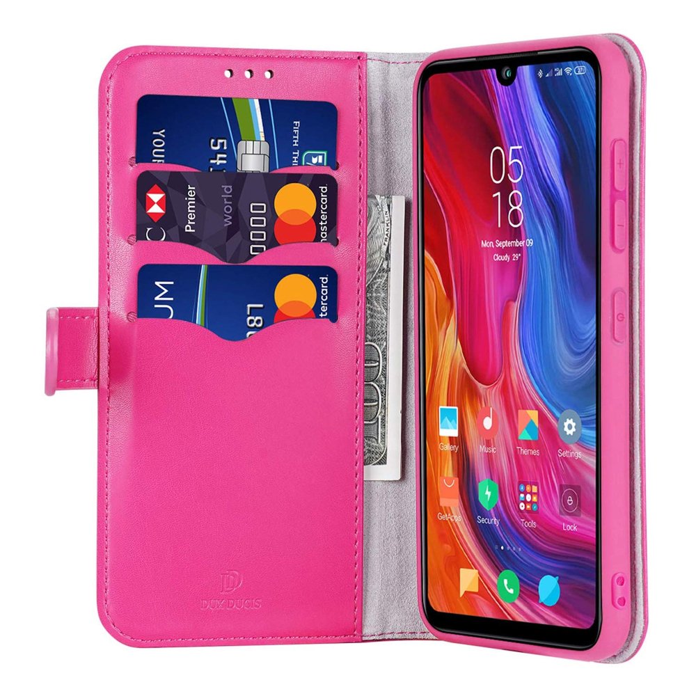 Peňaženkové puzdro Dux Ducis Kado ružové – Xiaomi Redmi Note 7 | Kryty na mobil Kryty na mobil | Peňaženkové puzdro Dux Ducis Kado ružové – Xiaomi Redmi Note 7 | Kryty na mobil