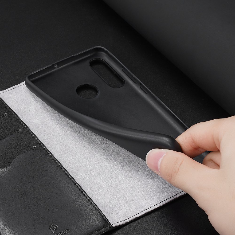 Peňaženkové puzdro Dux Ducis Kado čierne – Huawei P30 Lite | Kryty na mobil Kryty na mobil | Peňaženkové puzdro Dux Ducis Kado čierne – Huawei P30 Lite | Kryty na mobil