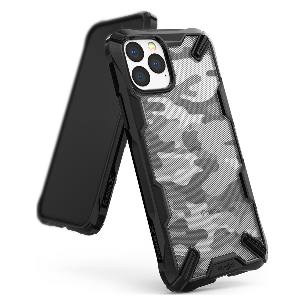 Odolný kryt Ringke Fusion X maskáčovo-čierny – iPhone 11 Pro | Kryty na mobil Kryty na mobil | Odolný kryt Ringke Fusion X maskáčovo-čierny – iPhone 11 Pro | Kryty na mobil