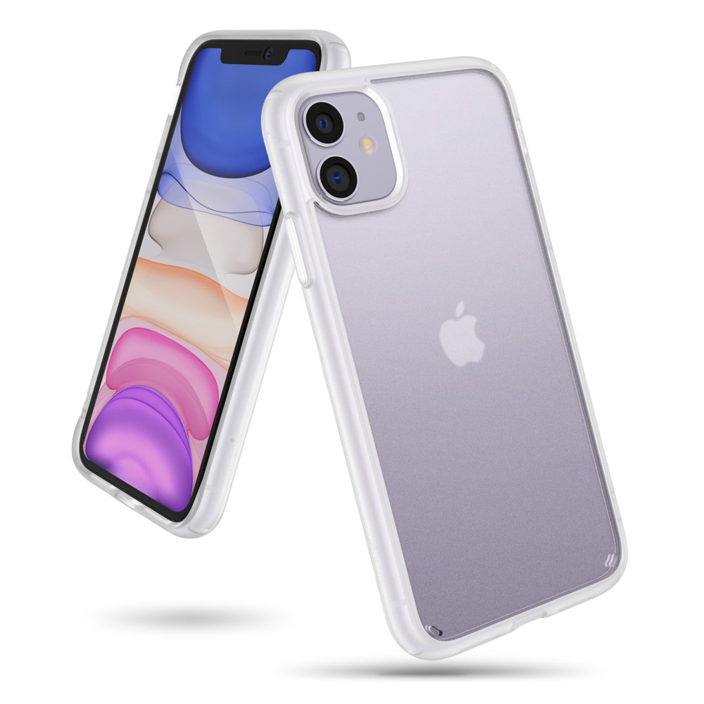 Odolný kryt Ringke Fusion Matte transparentno-biely – iPhone 11 | Kryty na mobil Kryty na mobil | Odolný kryt Ringke Fusion Matte transparentno-biely – iPhone 11 | Kryty na mobil
