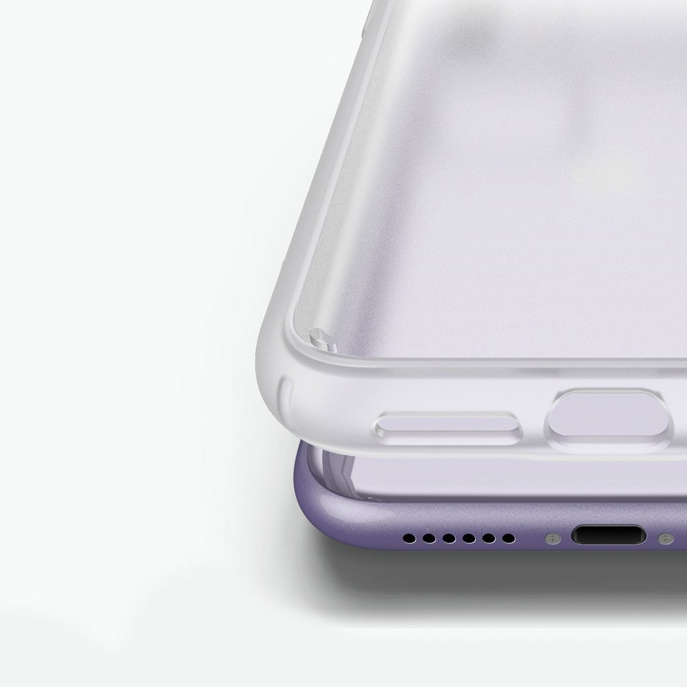 Odolný kryt Ringke Fusion Matte transparentno-biely – iPhone 11 | Kryty na mobil Kryty na mobil | Odolný kryt Ringke Fusion Matte transparentno-biely – iPhone 11 | Kryty na mobil