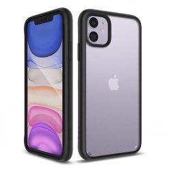 Kryty na mobil | Odolný kryt Ringke Fusion Matte transparentno-čierny – iPhone 11 | Kryty na mobil