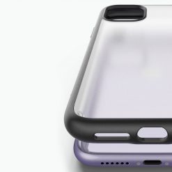 Kryty na mobil | Odolný kryt Ringke Fusion Matte transparentno-čierny – iPhone 11 | Kryty na mobil
