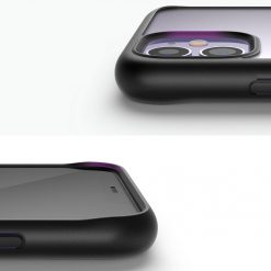 Kryty na mobil | Odolný kryt Ringke Fusion Matte transparentno-čierny – iPhone 11 | Kryty na mobil