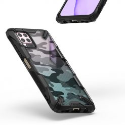 Odolný kryt Ringke Fusion X maskáčovo-čierny – Huawei P40 Lite
