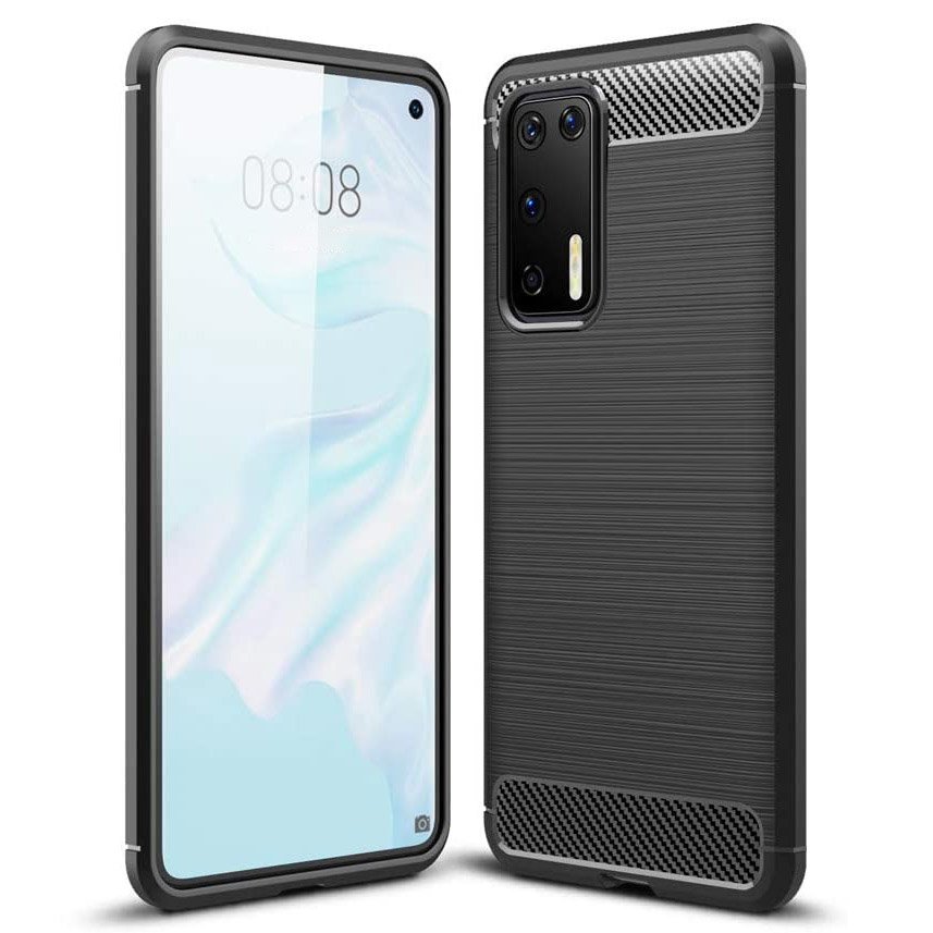 Zadný kryt Carbon čierny – Huawei P40 | Kryty na mobil Kryty na mobil | Zadný kryt Carbon čierny – Huawei P40 | Kryty na mobil