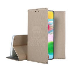 Kryty na mobil | Knižkové puzdro Smart Case Book zlaté – Samsung Galaxy A41 | Kryty na mobil