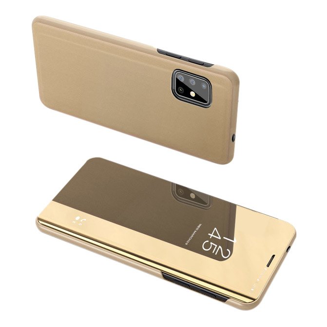 Priehľadný kryt Clear View Case zlatý – Xiaomi Redmi Note 9S / Note 9 Pro | Kryty na mobil Kryty na mobil | Priehľadný kryt Clear View Case zlatý – Xiaomi Redmi Note 9S / Note 9 Pro | Kryty na mobil