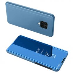 Kryty na mobil | Priehľadný kryt Clear View Case modrý – Xiaomi Redmi Note 9S / Note 9 Pro | Kryty na mobil