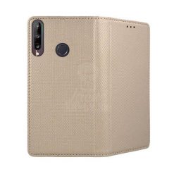Kryty na mobil | Knižkové puzdro Smart Case Book zlaté – Huawei P40 Lite E | Kryty na mobil