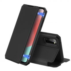 Kryty na mobil | Peňaženkové puzdro Dux Ducis Skin X čierne – Samsung Galaxy A41 | Kryty na mobil