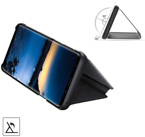 Priehľadný kryt Clear View Case čierny – Samsung Galaxy A21s | Kryty na mobil Kryty na mobil | Priehľadný kryt Clear View Case čierny – Samsung Galaxy A21s | Kryty na mobil