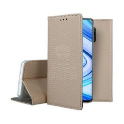 Kryty na mobil | Knižkové puzdro Smart Case Book zlaté – Xiaomi Redmi Note 9S / Note 9 Pro | Kryty na mobil