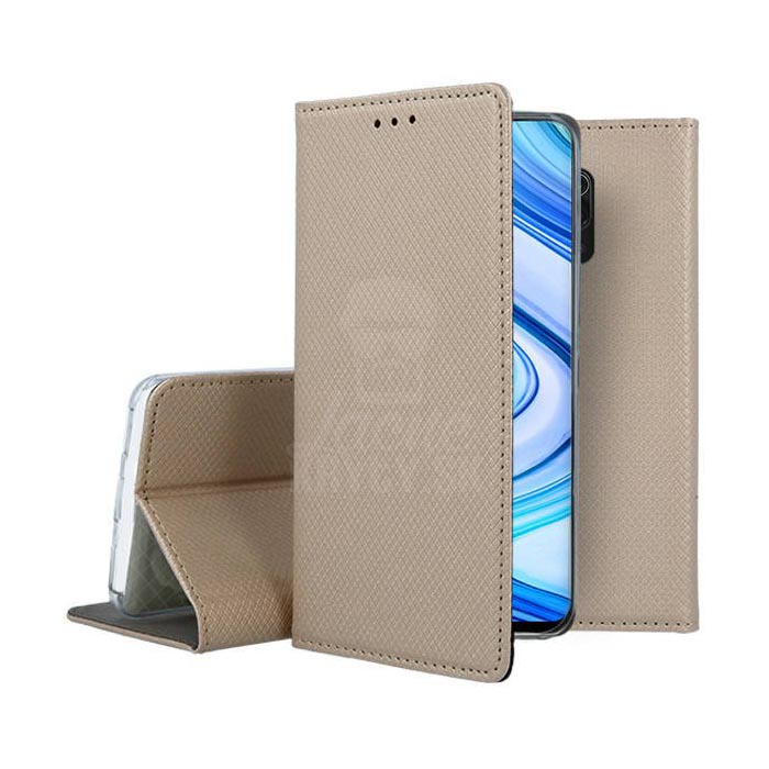 Knižkové puzdro Smart Case Book zlaté – Xiaomi Redmi Note 9S / Note 9 Pro | Kryty na mobil Kryty na mobil | Knižkové puzdro Smart Case Book zlaté – Xiaomi Redmi Note 9S / Note 9 Pro | Kryty na mobil