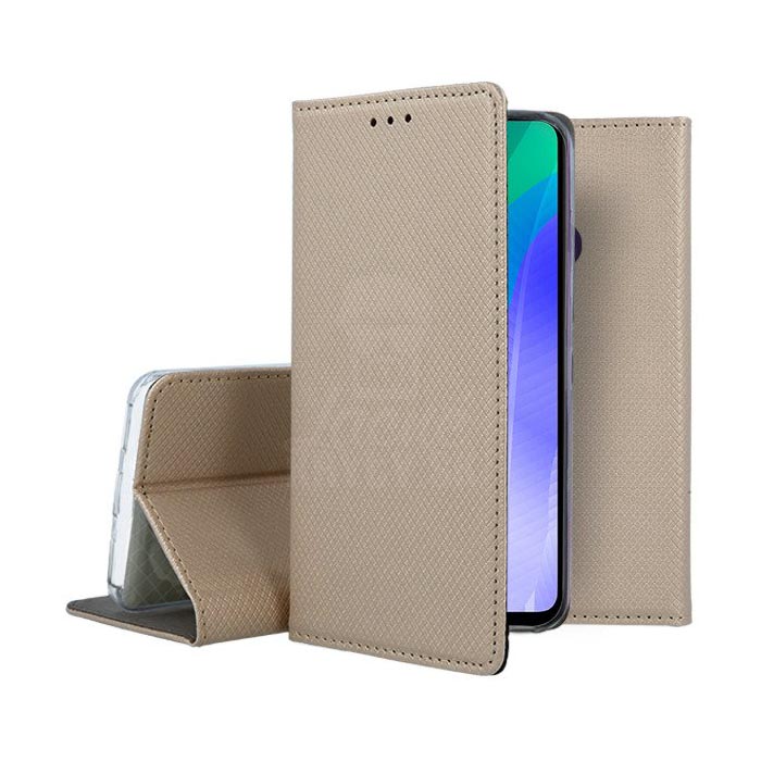 Knižkové puzdro Smart Case Book zlaté – Huawei Y6p | Kryty na mobil Kryty na mobil | Knižkové puzdro Smart Case Book zlaté – Huawei Y6p | Kryty na mobil