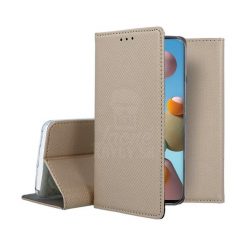 Kryty na mobil | Knižkové puzdro Smart Case Book zlaté – Samsung Galaxy A21s | Kryty na mobil