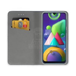 Kryty na mobil | Knižkové puzdro Smart Case Book zlaté – Samsung Galaxy M21 | Kryty na mobil