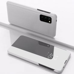 Kryty na mobil | Priehľadný kryt Clear View Case strieborný – Samsung Galaxy A41 | Kryty na mobil