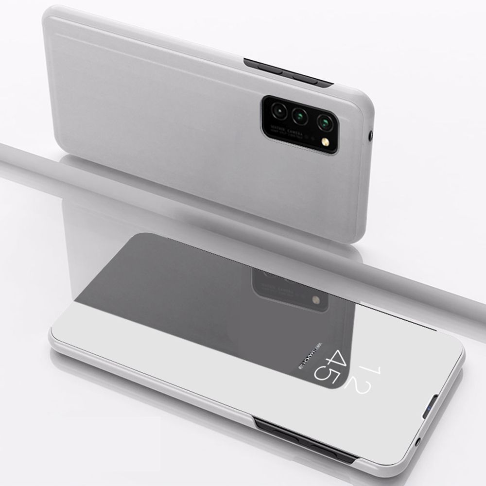 Priehľadný kryt Clear View Case strieborný – Samsung Galaxy A41 | Kryty na mobil Kryty na mobil | Priehľadný kryt Clear View Case strieborný – Samsung Galaxy A41 | Kryty na mobil