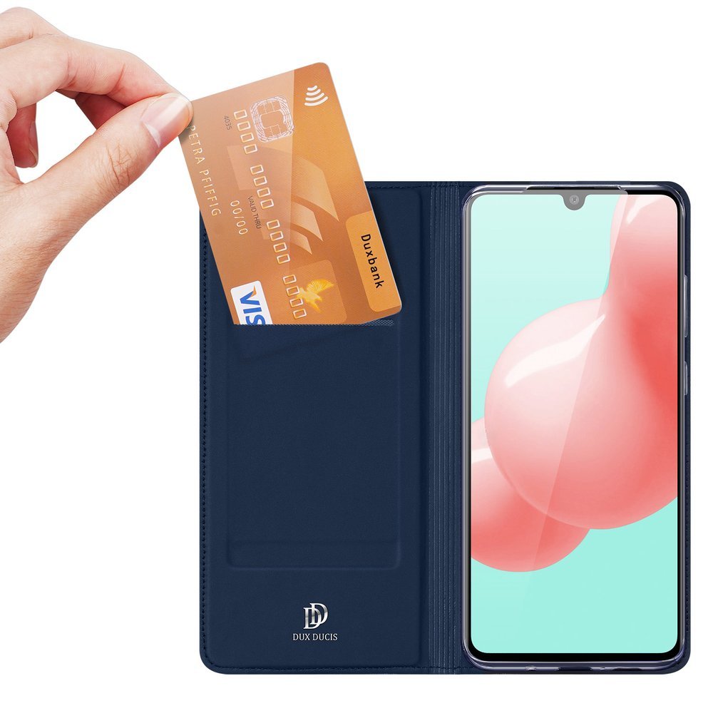 Peňaženkové puzdro Dux Ducis Skin Pro modré – Samsung Galaxy A41 | Kryty na mobil Kryty na mobil | Peňaženkové puzdro Dux Ducis Skin Pro modré – Samsung Galaxy A41 | Kryty na mobil