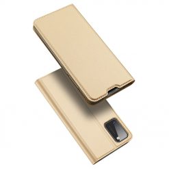 Kryty na mobil | Peňaženkové puzdro Dux Ducis Skin Pro zlaté – Samsung Galaxy A41 | Kryty na mobil