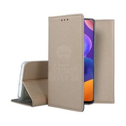 Kryty na mobil | Knižkové puzdro Smart Case Book zlaté – Samsung Galaxy A31 | Kryty na mobil