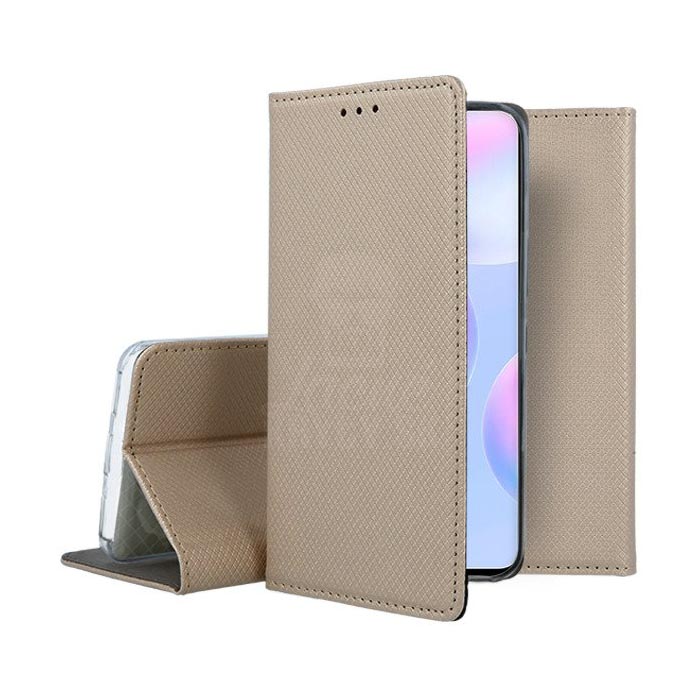 Knižkové puzdro Smart Case Book zlaté – Xiaomi Redmi 9A / 9AT | Kryty na mobil Kryty na mobil | Knižkové puzdro Smart Case Book zlaté – Xiaomi Redmi 9A / 9AT | Kryty na mobil