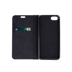 Kryty na mobil | Knižkové puzdro Luna Carbon čierne – Huawei Y5p | Kryty na mobil