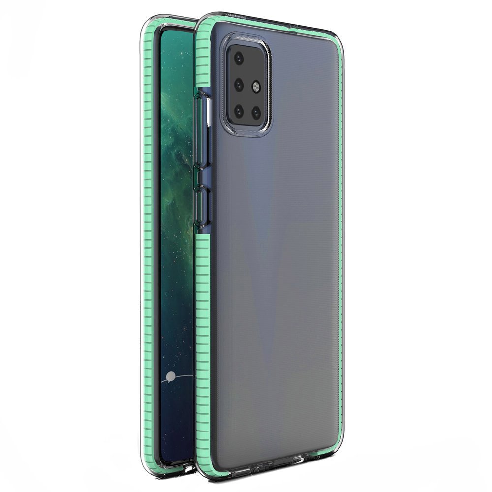 Transparentný kryt Spring Case 1mm mätový rám – Samsung Galaxy A21s | Kryty na mobil Kryty na mobil | Transparentný kryt Spring Case 1mm mätový rám – Samsung Galaxy A21s | Kryty na mobil