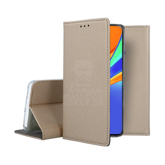 Knižkové puzdro Smart Case Book zlaté – Xiaomi Redmi 9C | Kryty na mobil Kryty na mobil | Knižkové puzdro Smart Case Book zlaté – Xiaomi Redmi 9C | Kryty na mobil