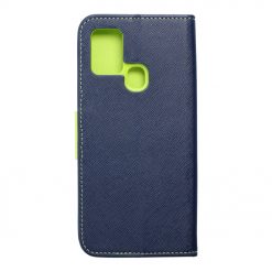 Kryty na mobil | Peňaženkové puzdro Fancy Book modro-limetkové – Samsung Galaxy A21s | Kryty na mobil