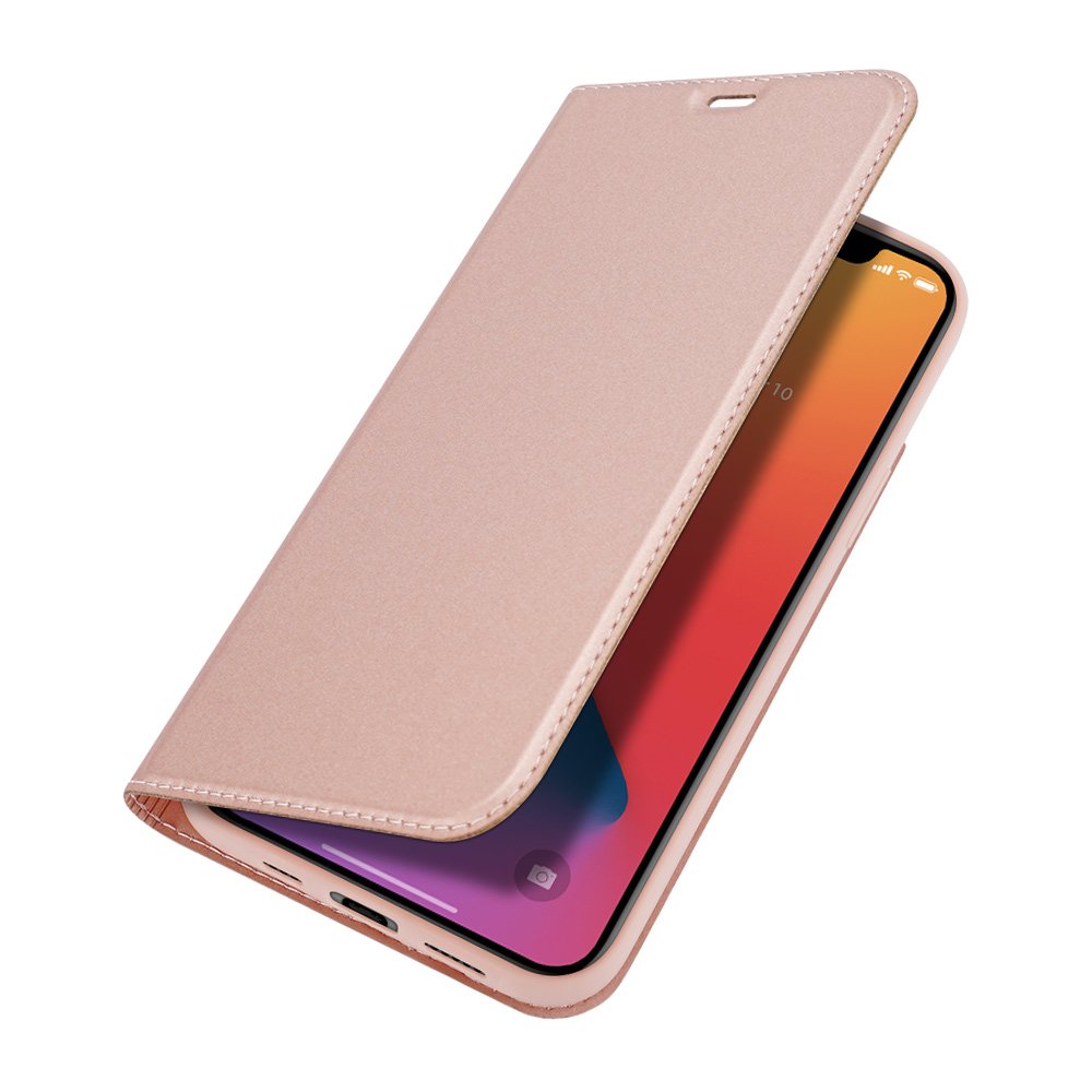 Peňaženkové puzdro Dux Ducis Skin Pro ružové – Apple iPhone 12 / iPhone 12 Pro | Kryty na mobil Kryty na mobil | Peňaženkové puzdro Dux Ducis Skin Pro ružové – Apple iPhone 12 / iPhone 12 Pro | Kryty na mobil