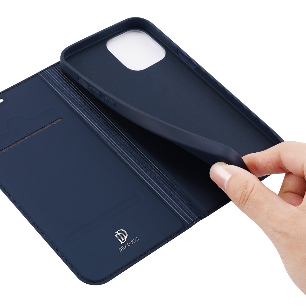 Peňaženkové puzdro Dux Ducis Skin Pro modré – Apple iPhone 12 Mini | Kryty na mobil Kryty na mobil | Peňaženkové puzdro Dux Ducis Skin Pro modré – Apple iPhone 12 Mini | Kryty na mobil