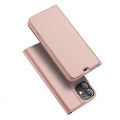Kryty na mobil | Peňaženkové puzdro Dux Ducis Skin Pro ružové – Apple iPhone 12 Mini | Kryty na mobil