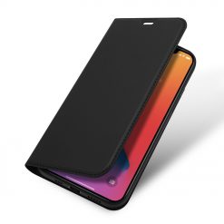 Kryty na mobil | Peňaženkové puzdro Dux Ducis Skin Pro čierne – Apple iPhone 12 / iPhone 12 Pro | Kryty na mobil