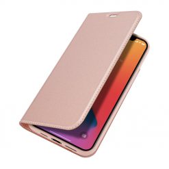 Kryty na mobil | Peňaženkové puzdro Dux Ducis Skin Pro ružové – Apple iPhone 12 Pro Max | Kryty na mobil