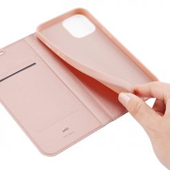 Kryty na mobil | Peňaženkové puzdro Dux Ducis Skin Pro ružové – Apple iPhone 12 Pro Max | Kryty na mobil