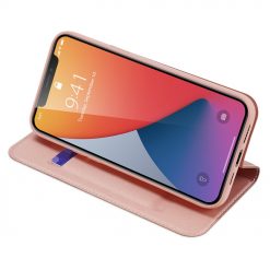 Kryty na mobil | Peňaženkové puzdro Dux Ducis Skin Pro ružové – Apple iPhone 12 Pro Max | Kryty na mobil