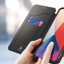 Peňaženkové puzdro Dux Ducis Skin X čierne – Apple iPhone 12 Mini | Kryty na mobil Kryty na mobil | Peňaženkové puzdro Dux Ducis Skin X čierne – Apple iPhone 12 Mini | Kryty na mobil