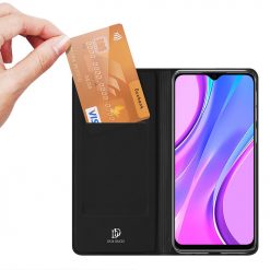 Peňaženkové puzdro Dux Ducis Skin Pro čierne – Xiaomi Redmi 9 | Kryty na mobil Kryty na mobil | Peňaženkové puzdro Dux Ducis Skin Pro čierne – Xiaomi Redmi 9 | Kryty na mobil