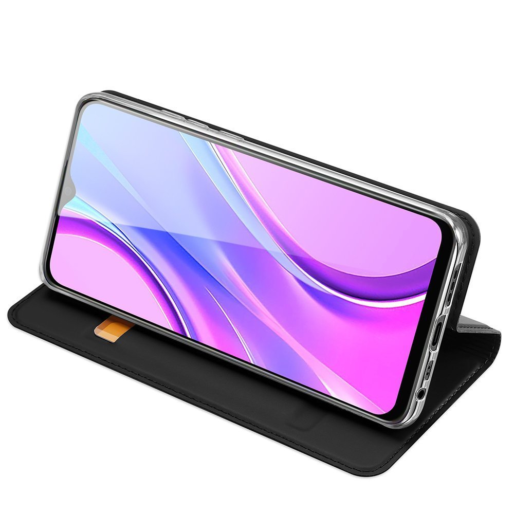 Peňaženkové puzdro Dux Ducis Skin Pro čierne – Xiaomi Redmi 9 | Kryty na mobil Kryty na mobil | Peňaženkové puzdro Dux Ducis Skin Pro čierne – Xiaomi Redmi 9 | Kryty na mobil