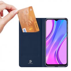 Kryty na mobil | Peňaženkové puzdro Dux Ducis Skin Pro modré – Xiaomi Redmi 9 | Kryty na mobil