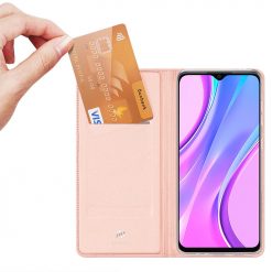 Kryty na mobil | Peňaženkové puzdro Dux Ducis Skin Pro ružové – Xiaomi Redmi 9 | Kryty na mobil