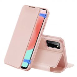 Kryty na mobil | Peňaženkové puzdro Dux Ducis Skin X ružové – Samsung Galaxy A41 | Kryty na mobil